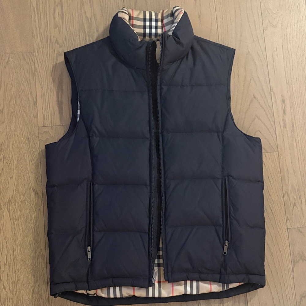 Burberry Dark Blue Puffer Vest